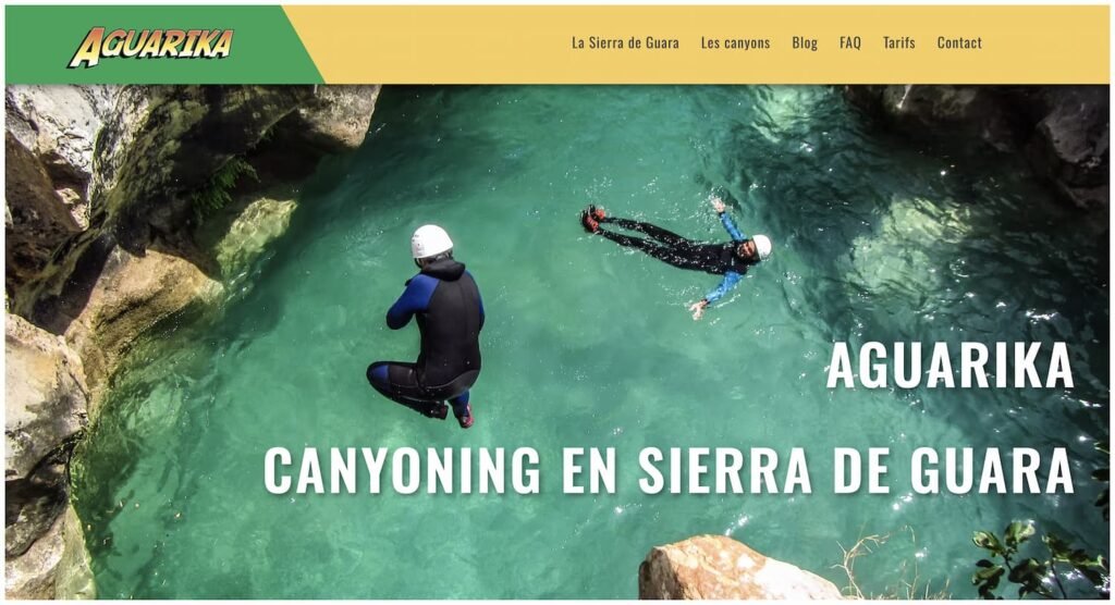 Capture ecran Aguarika